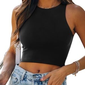 ReoRia Black Tank Top